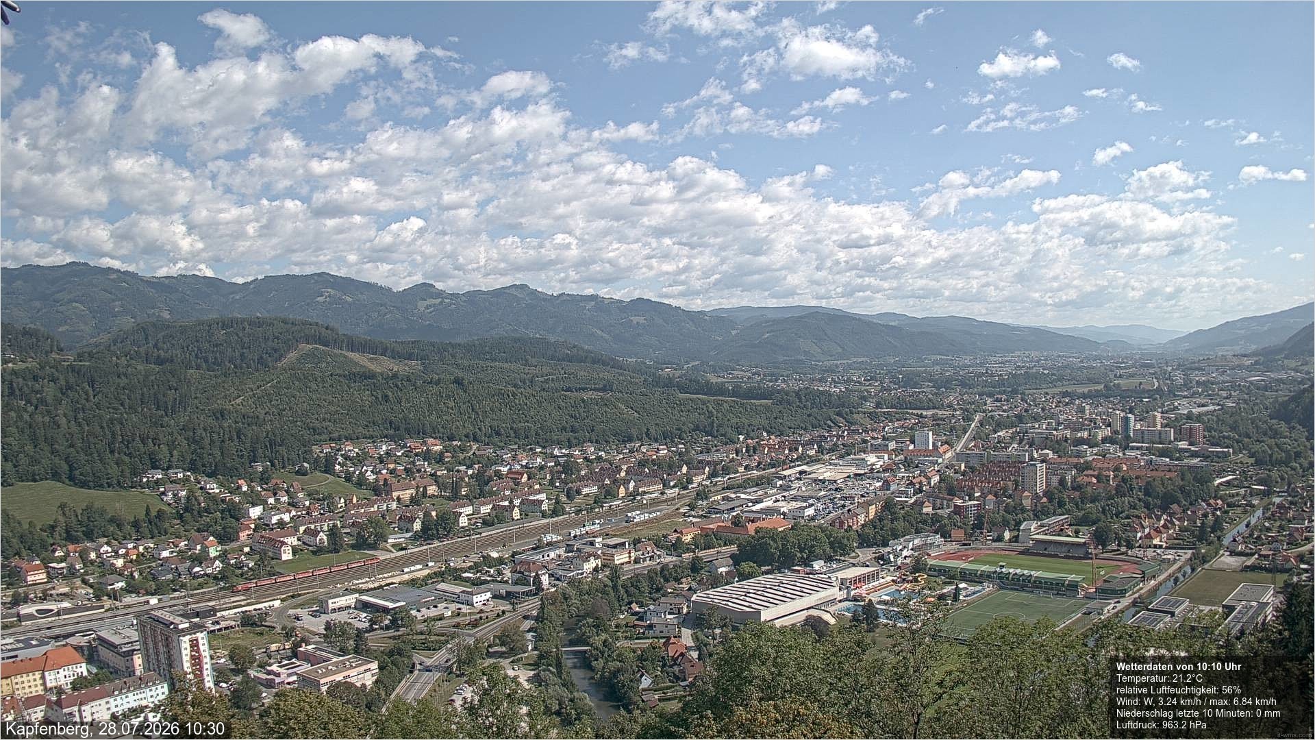 Archiv Foto Webcam Kapfenberg - Burg Oberkapfenberg