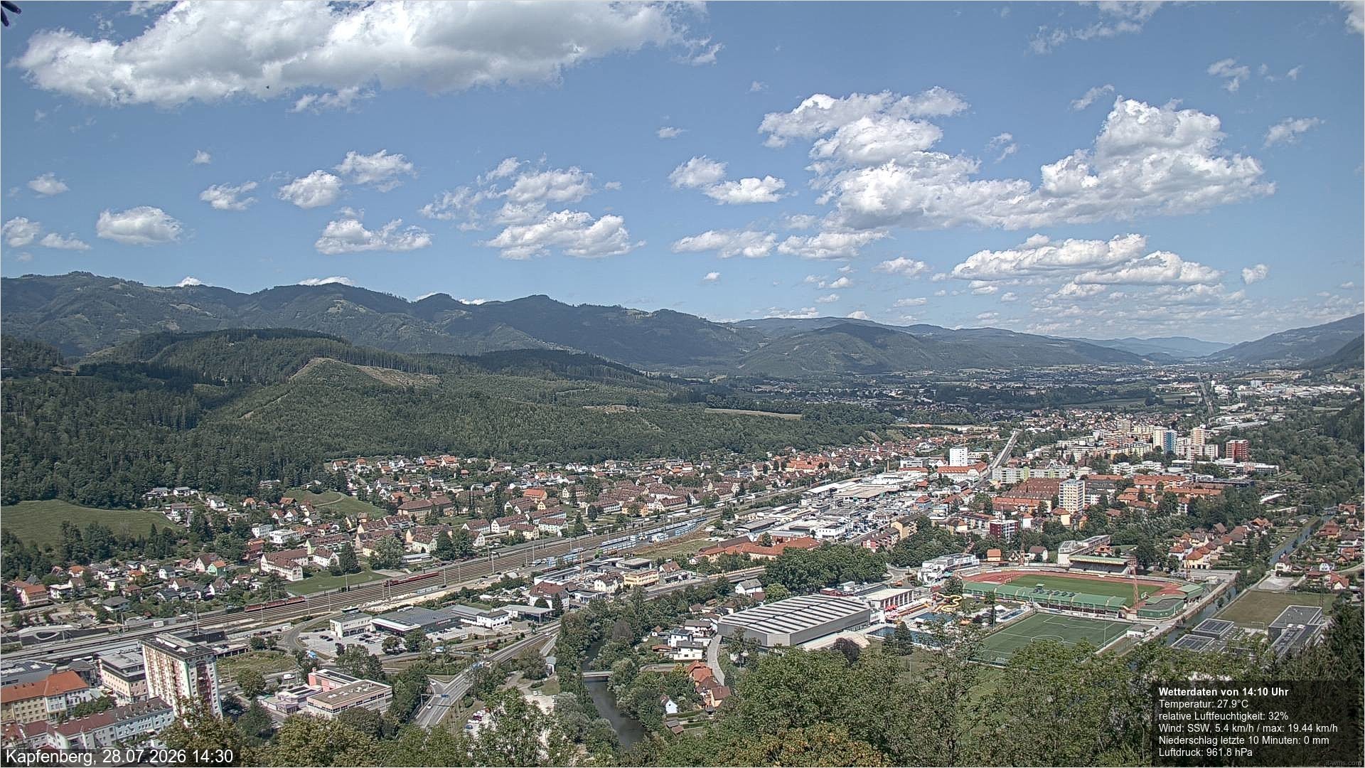 Archiv Foto Webcam Kapfenberg - Burg Oberkapfenberg