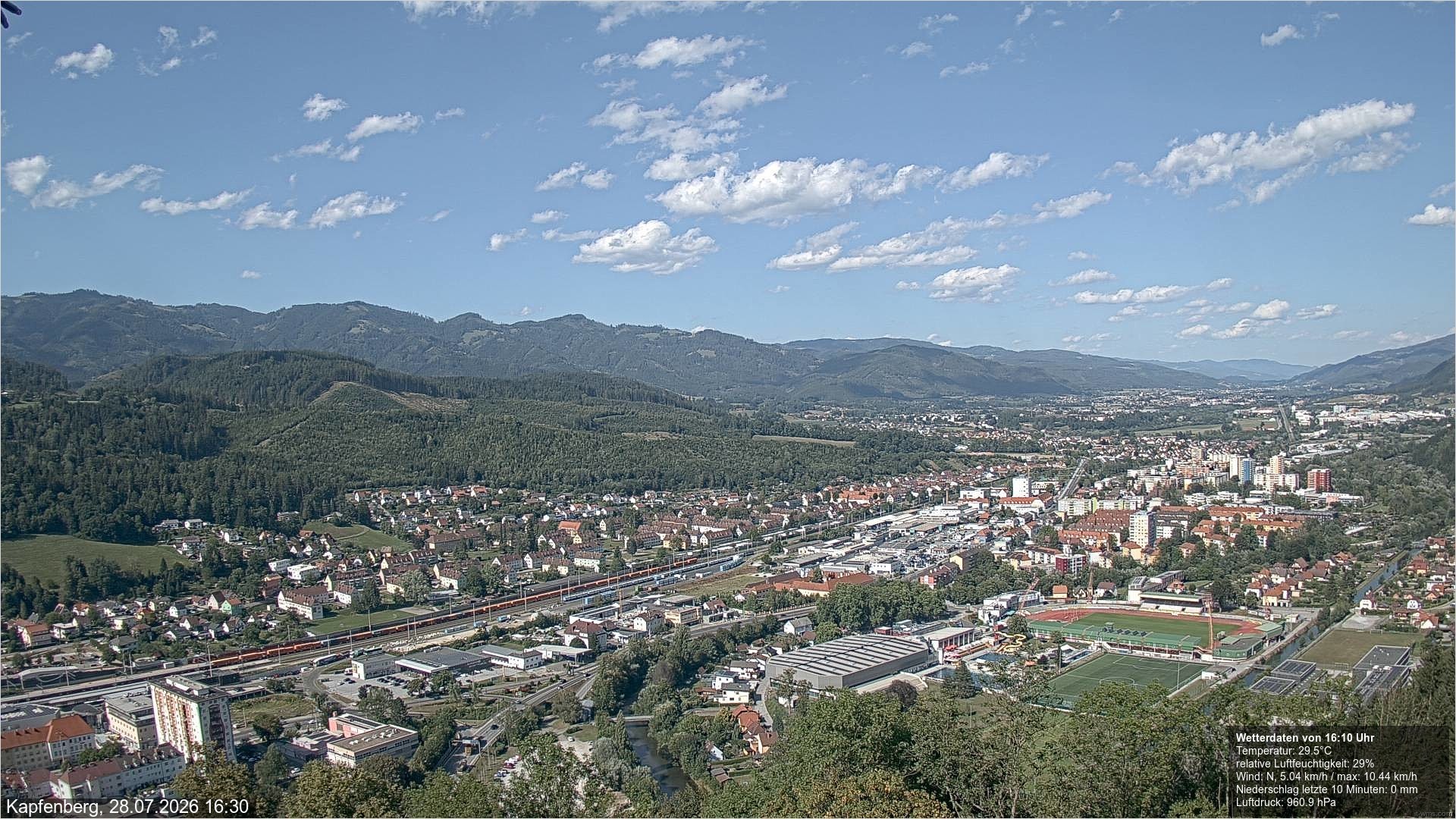 Archiv Foto Webcam Kapfenberg - Burg Oberkapfenberg
