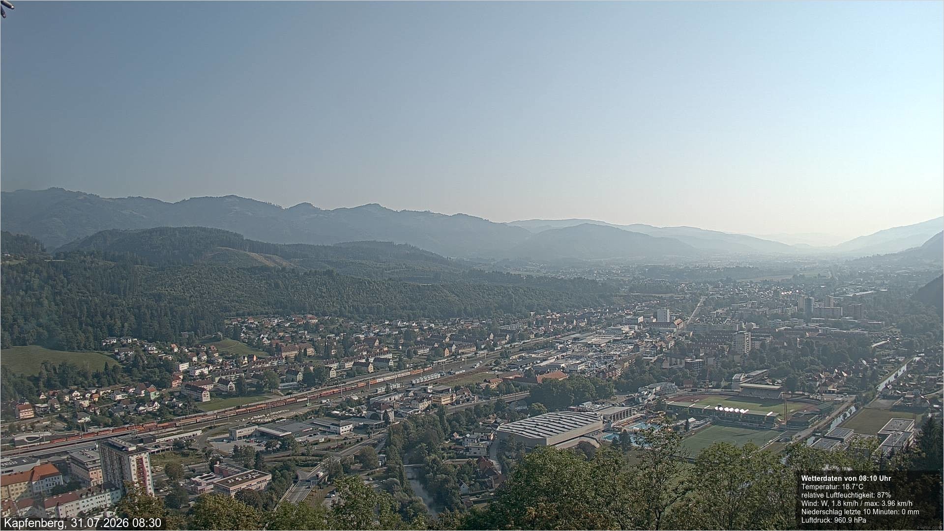 Archiv Foto Webcam Kapfenberg - Burg Oberkapfenberg
