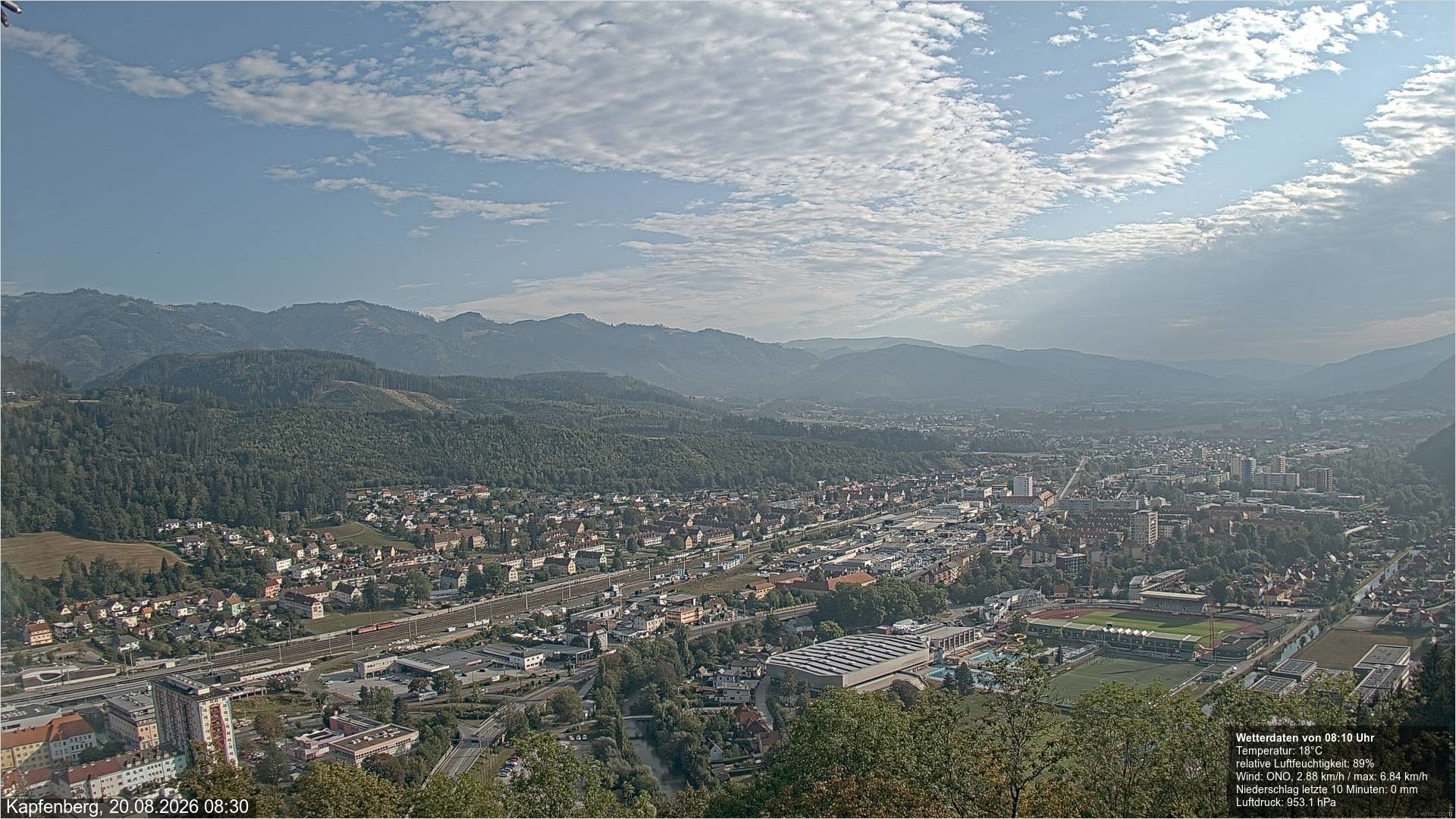 Archiv Foto Webcam Kapfenberg - Burg Oberkapfenberg