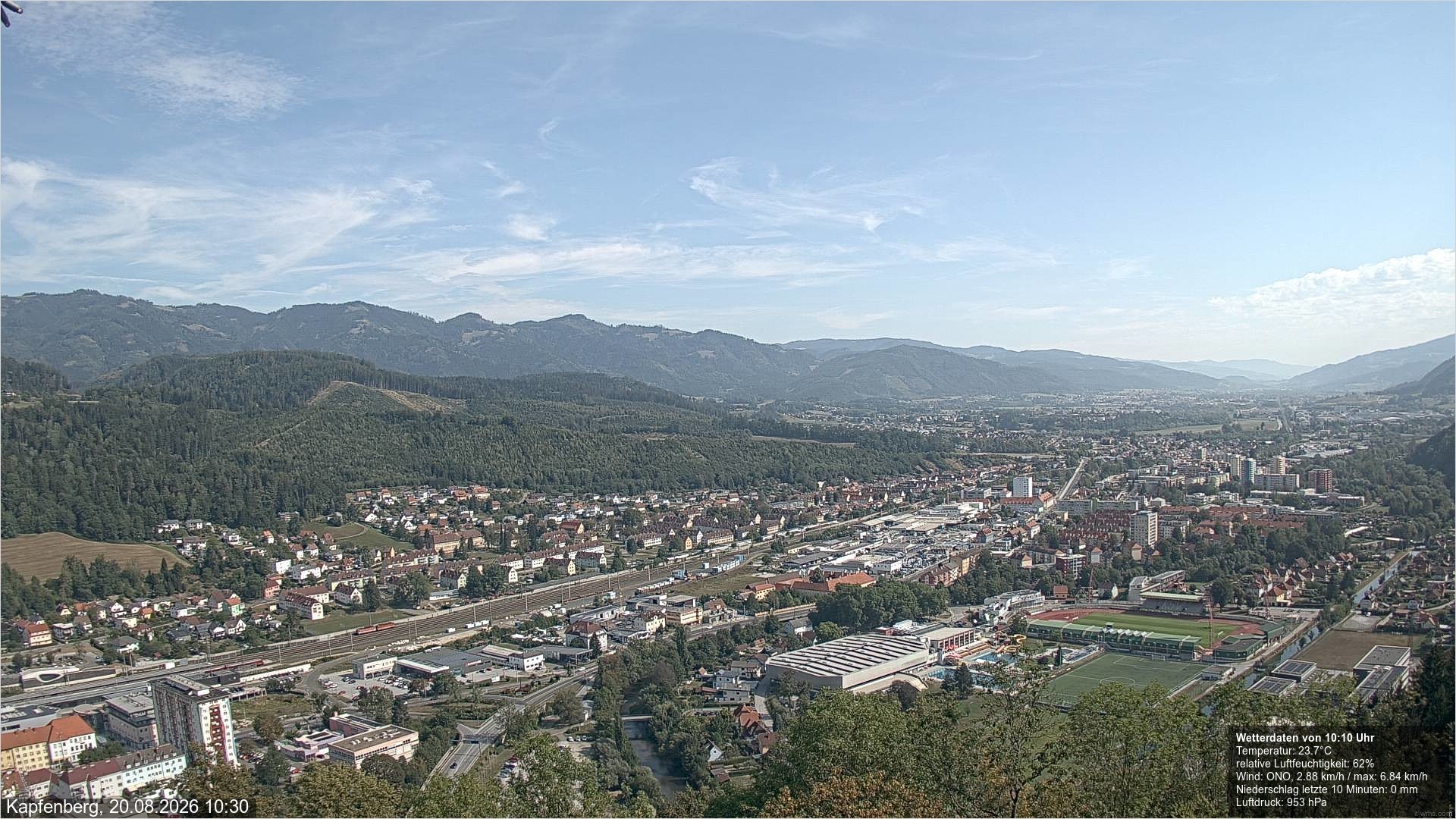 Archiv Foto Webcam Kapfenberg - Burg Oberkapfenberg