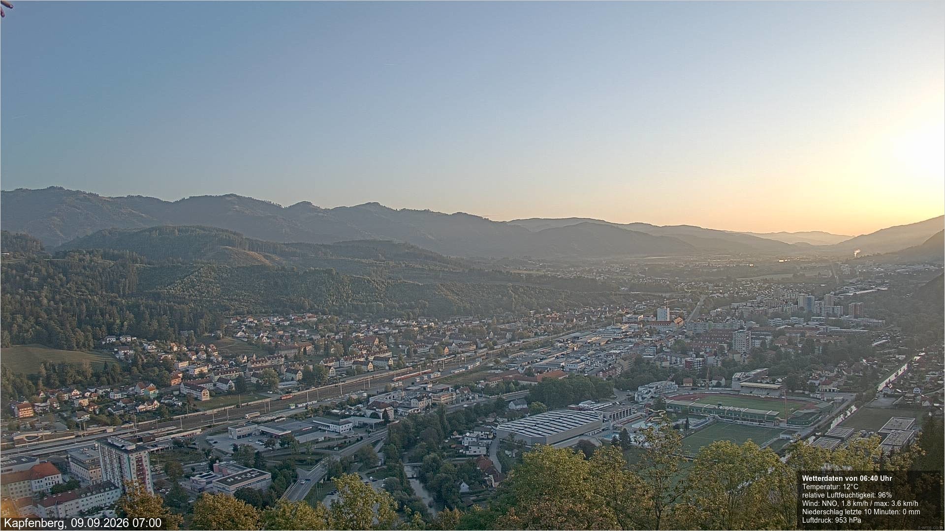 Archiv Foto Webcam Kapfenberg - Burg Oberkapfenberg