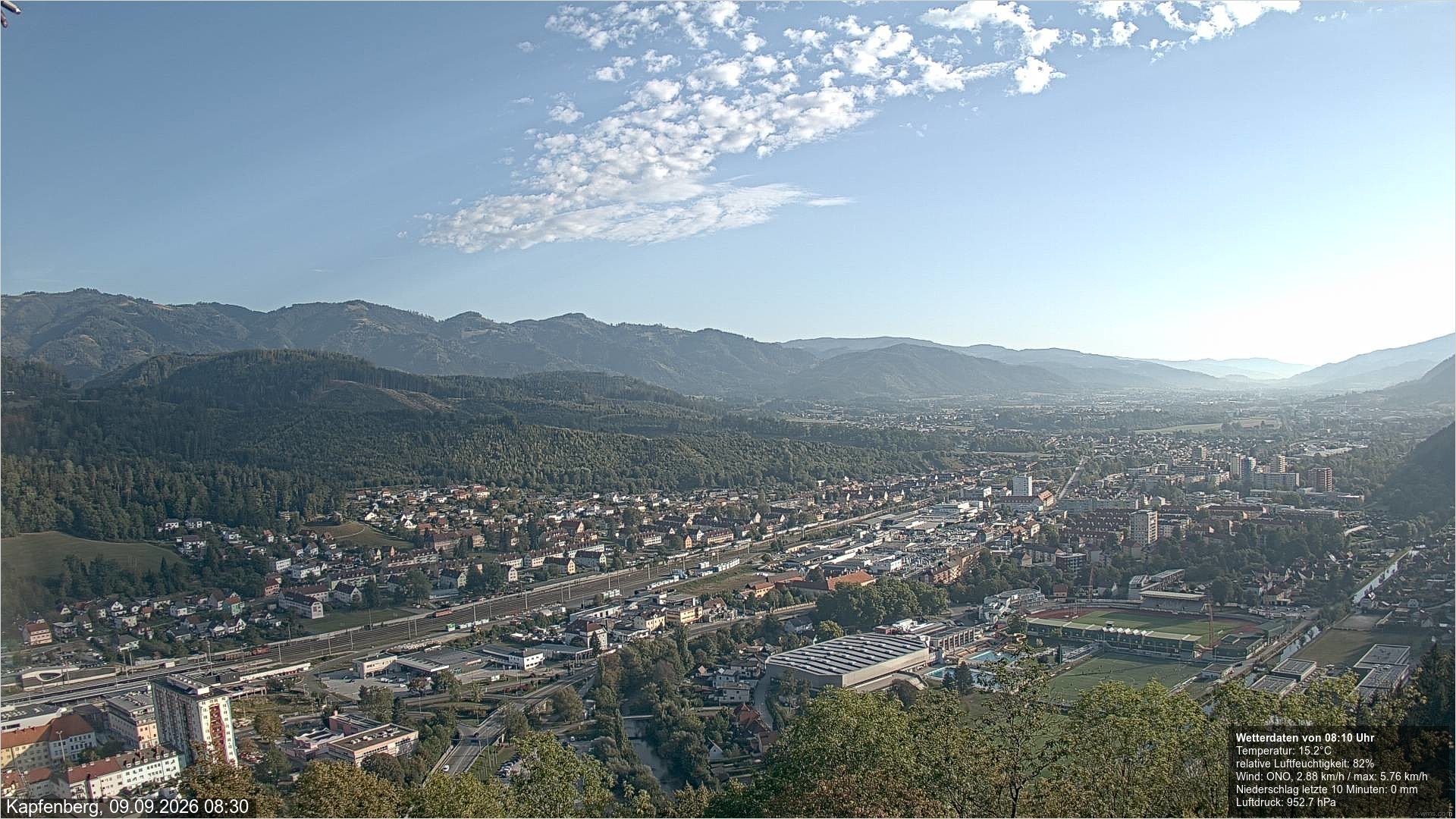 Archiv Foto Webcam Kapfenberg - Burg Oberkapfenberg