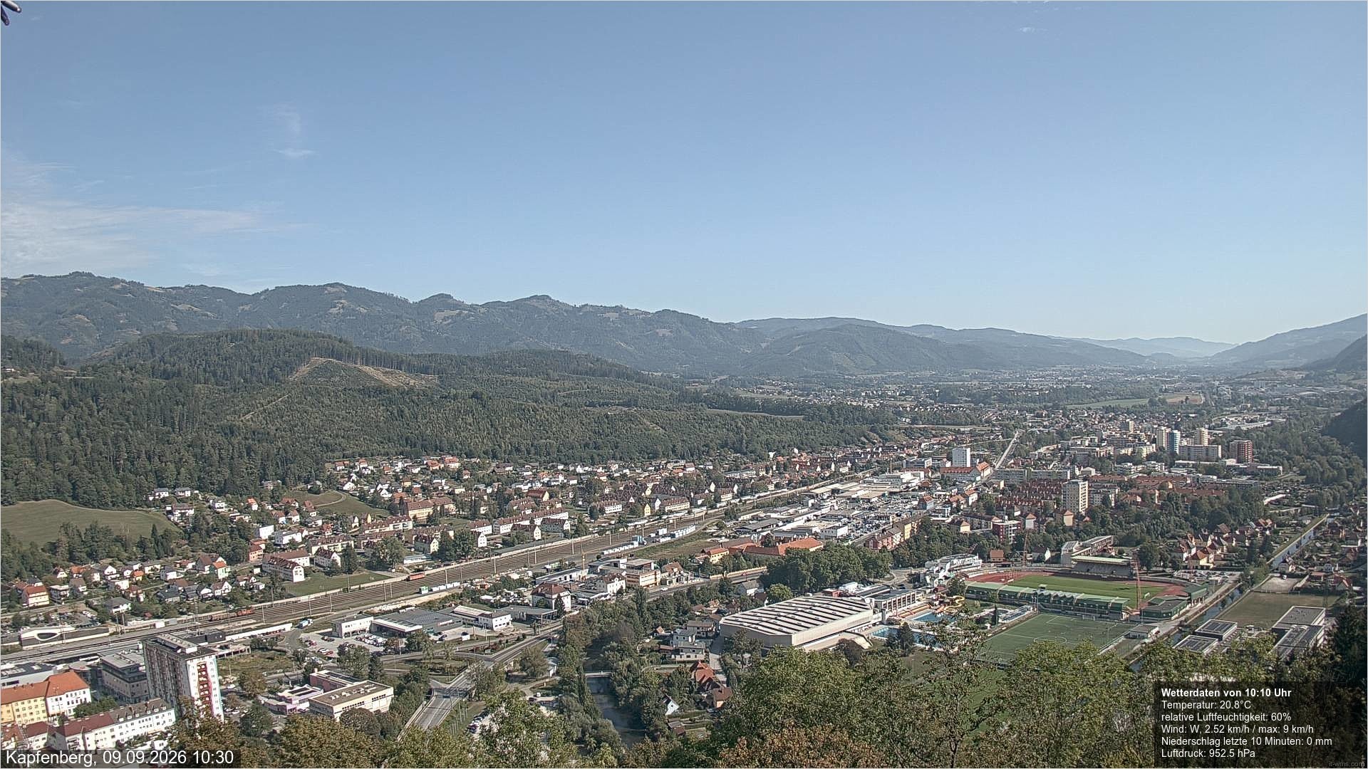 Archiv Foto Webcam Kapfenberg - Burg Oberkapfenberg