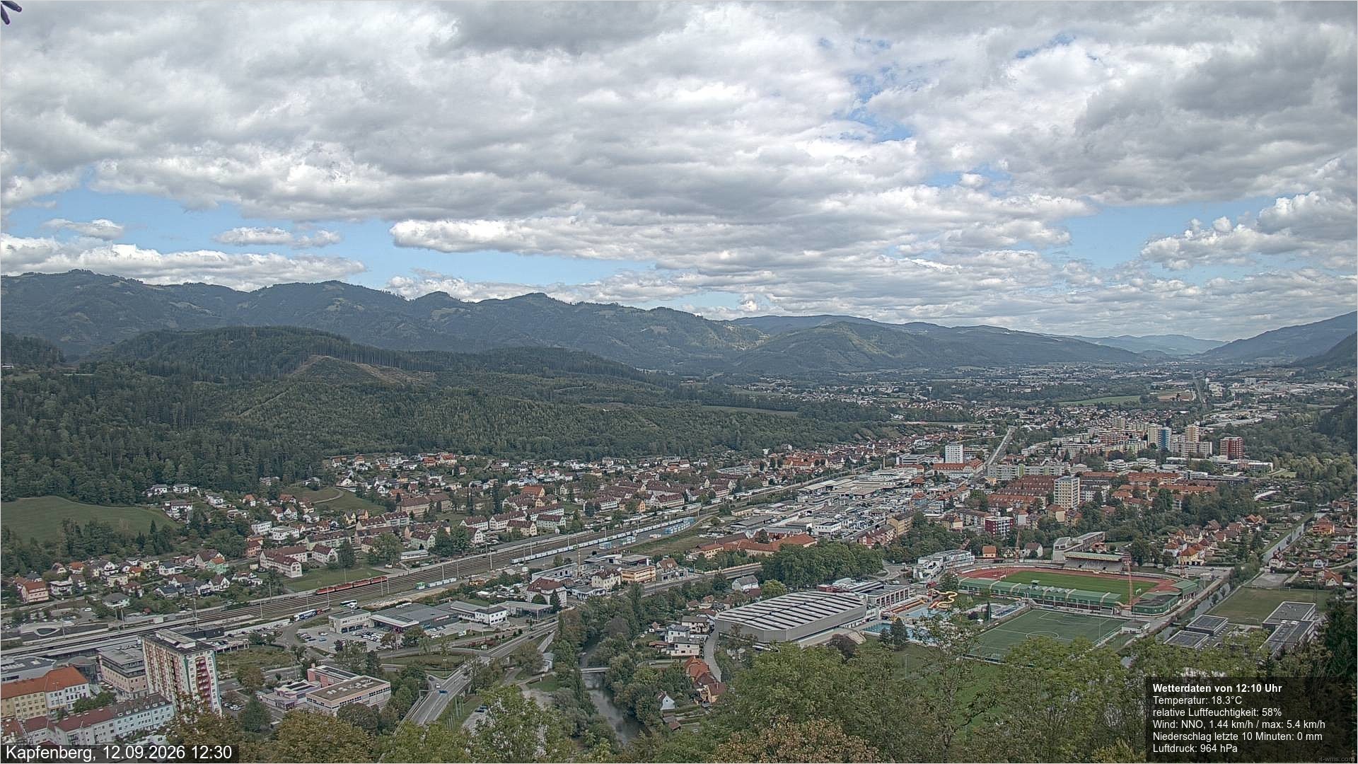 Archiv Foto Webcam Kapfenberg - Burg Oberkapfenberg