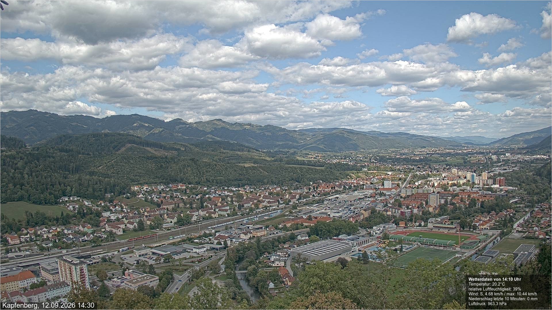 Archiv Foto Webcam Kapfenberg - Burg Oberkapfenberg