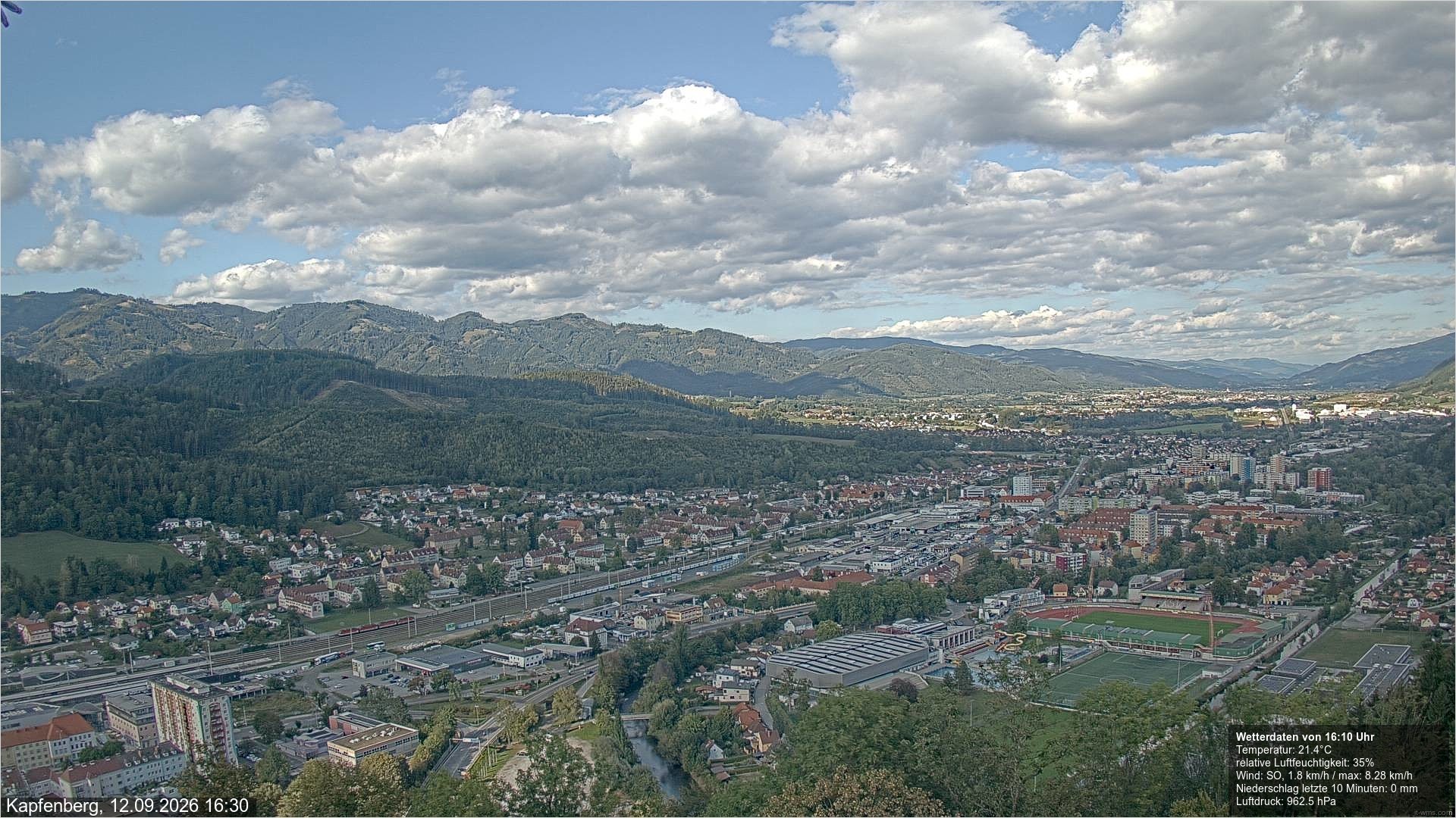 Archiv Foto Webcam Kapfenberg - Burg Oberkapfenberg
