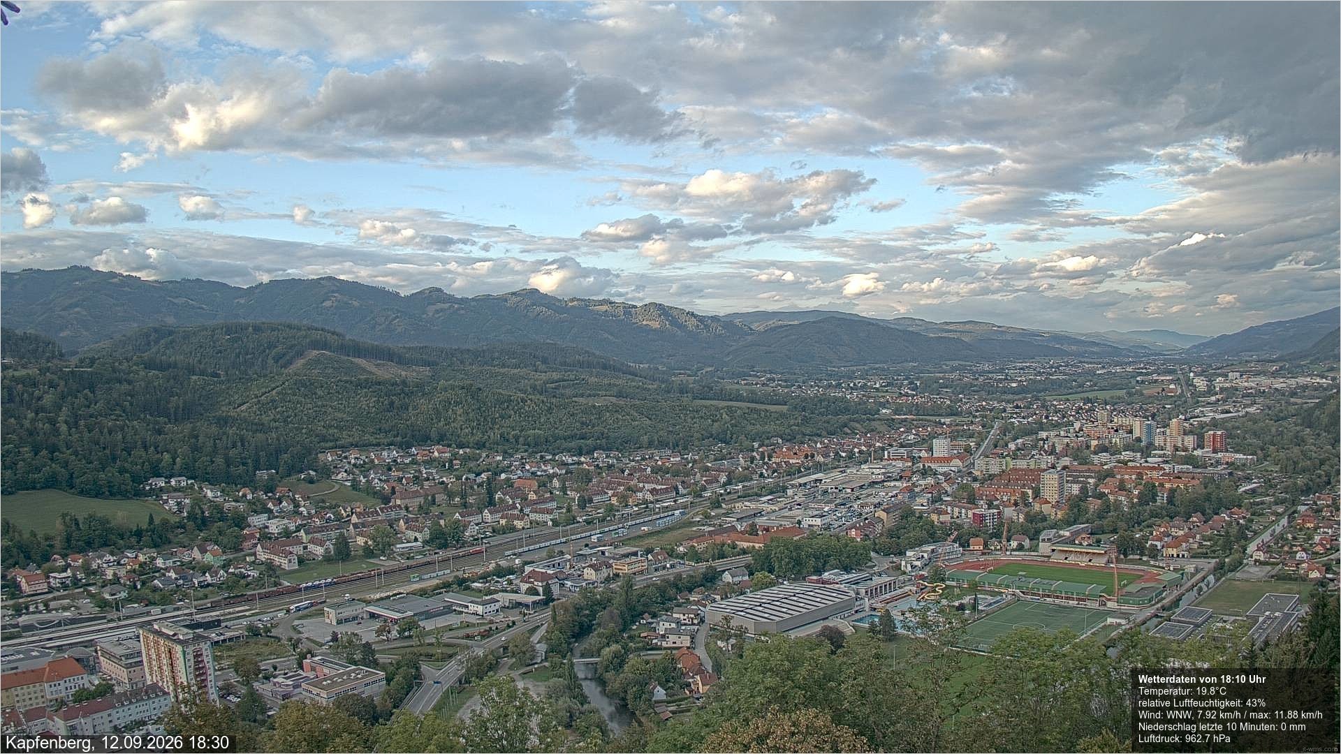 Archiv Foto Webcam Kapfenberg - Burg Oberkapfenberg