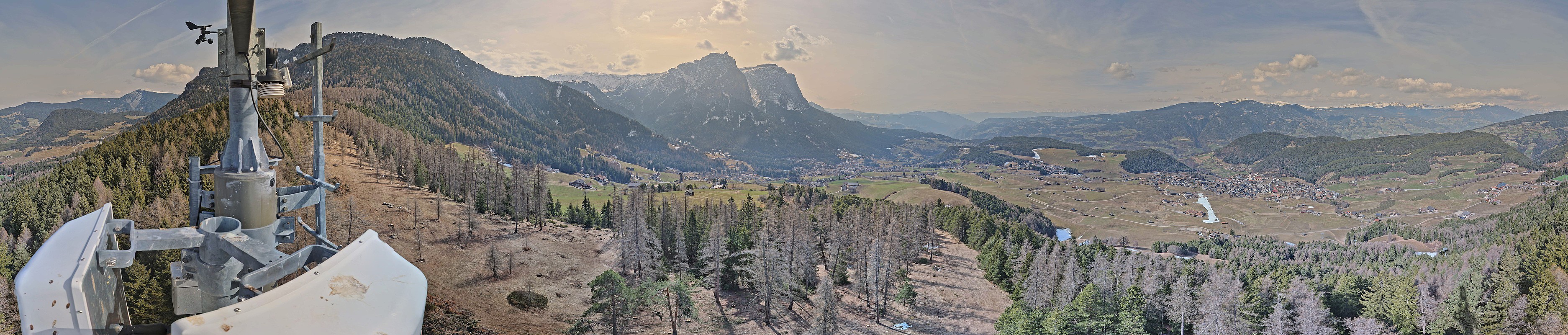 Archived image Webcam Panoramic view Kastelruth, South Tyrol