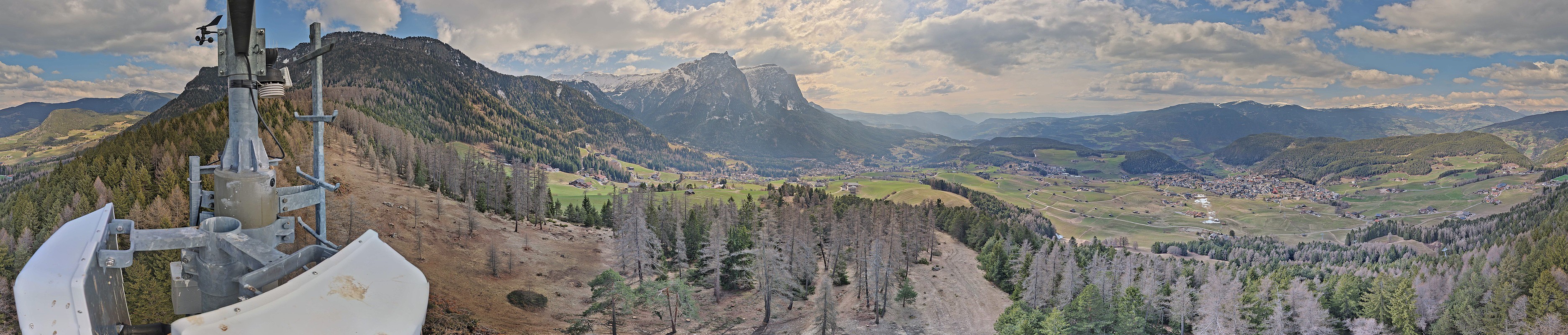 Archived image Webcam Panoramic view Kastelruth, South Tyrol