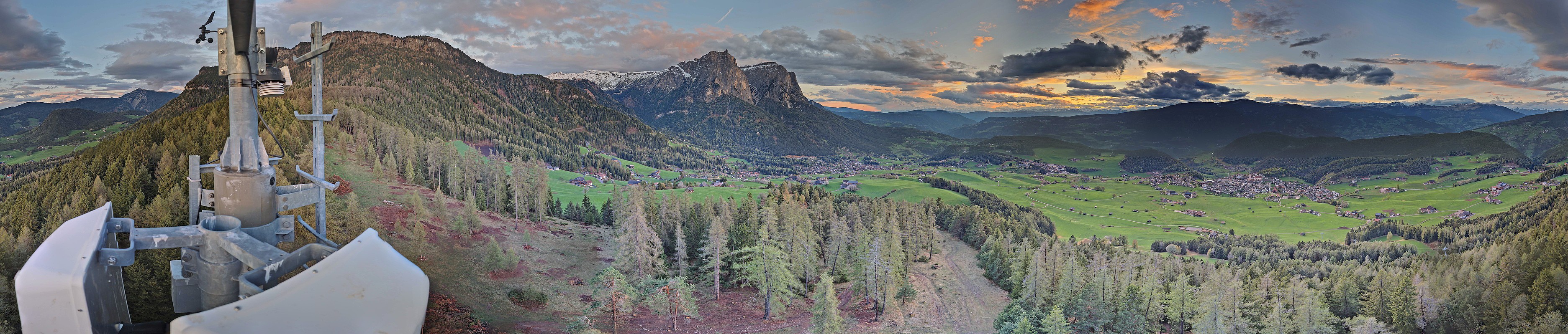 Archived image Webcam Panoramic view Kastelruth, South Tyrol