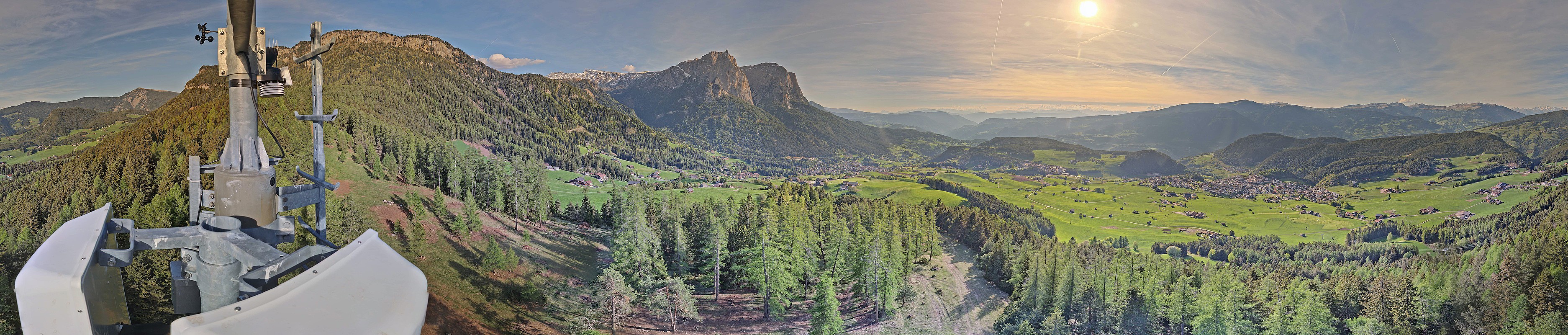 Archived image Webcam Panoramic view Kastelruth, South Tyrol