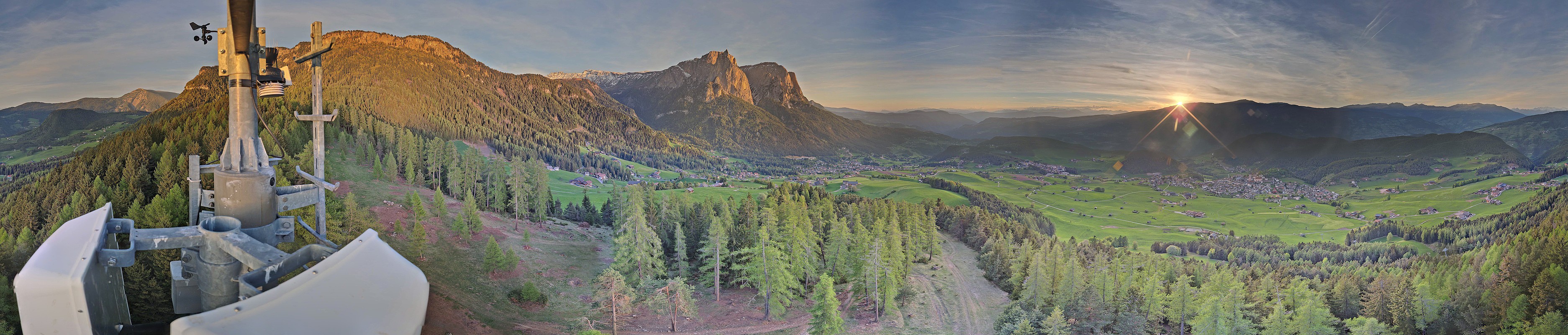 Archived image Webcam Panoramic view Kastelruth, South Tyrol