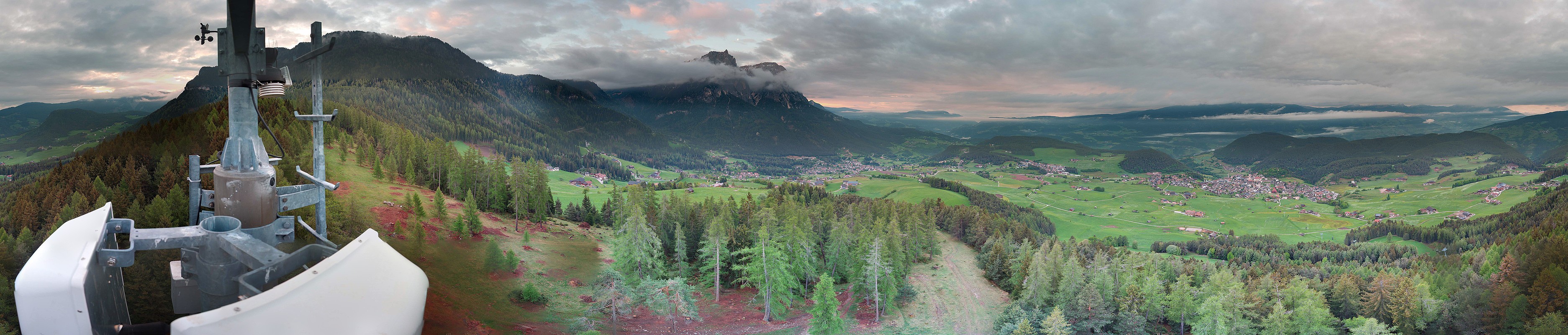 Archived image Webcam Panoramic view Kastelruth, South Tyrol