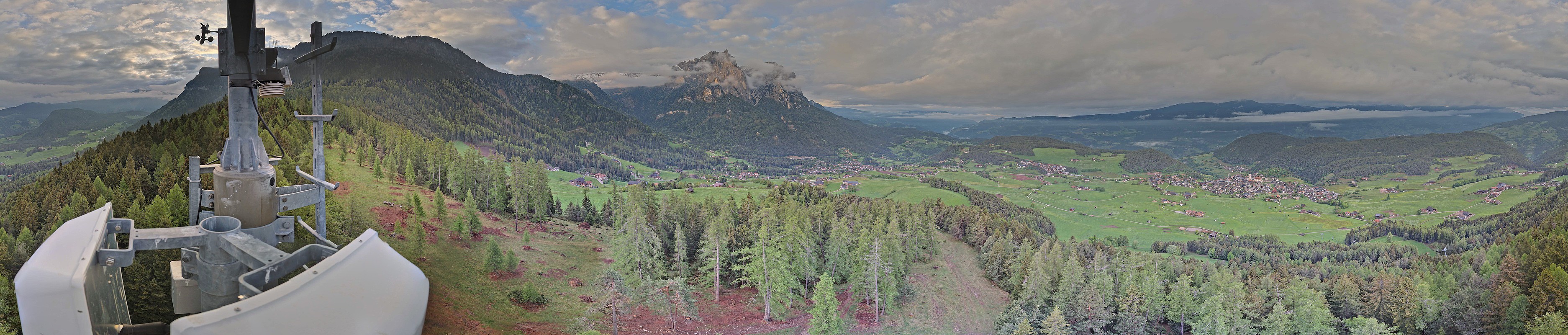 Archived image Webcam Panoramic view Kastelruth, South Tyrol