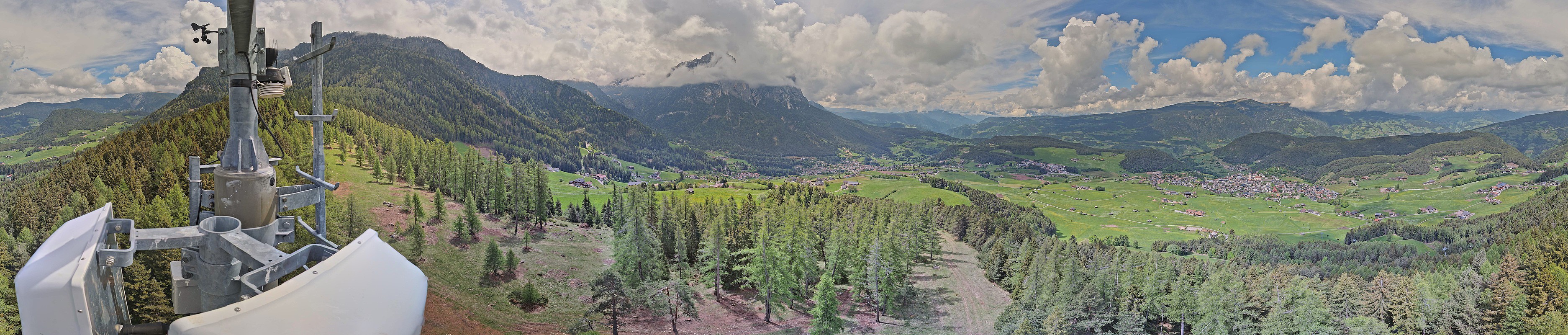 Archived image Webcam Panoramic view Kastelruth, South Tyrol