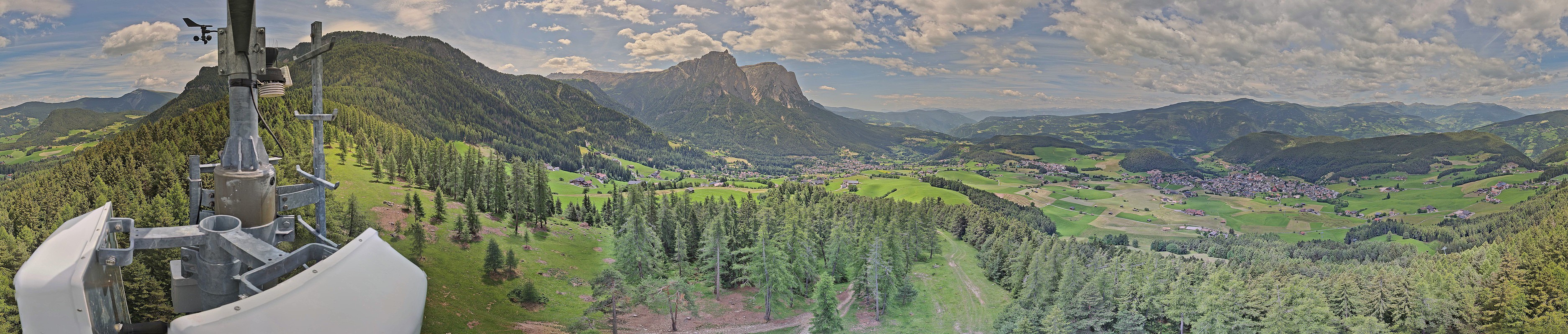 Archived image Webcam Panoramic view Kastelruth, South Tyrol