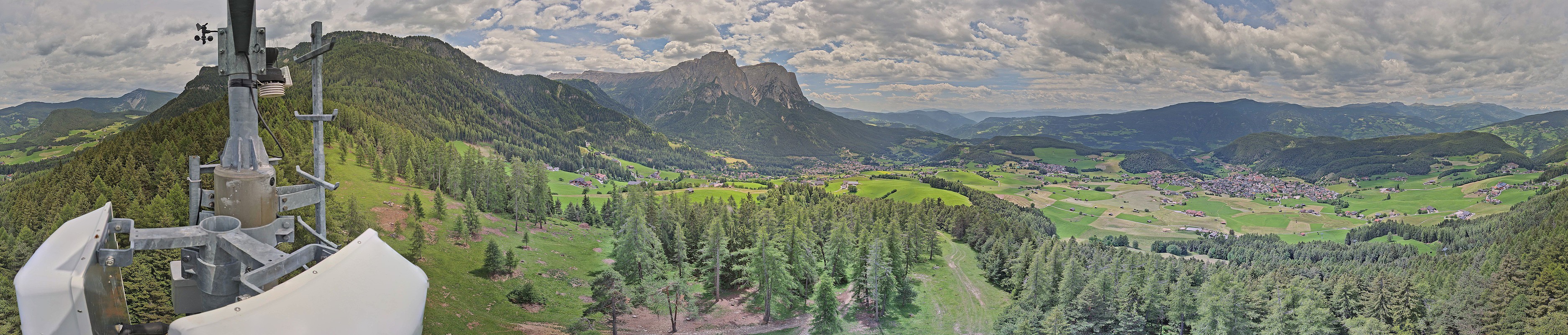 Archived image Webcam Panoramic view Kastelruth, South Tyrol