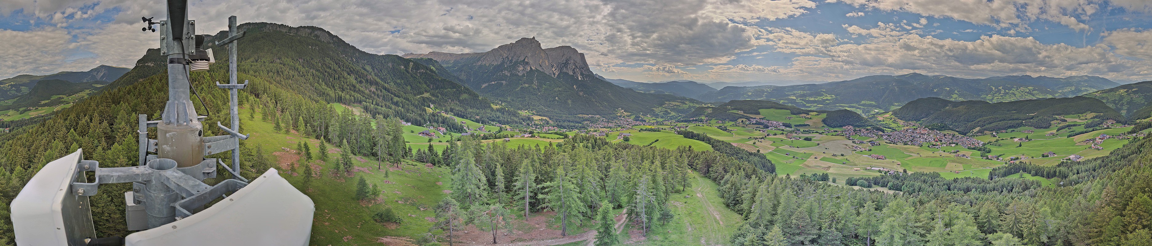 Archived image Webcam Panoramic view Kastelruth, South Tyrol