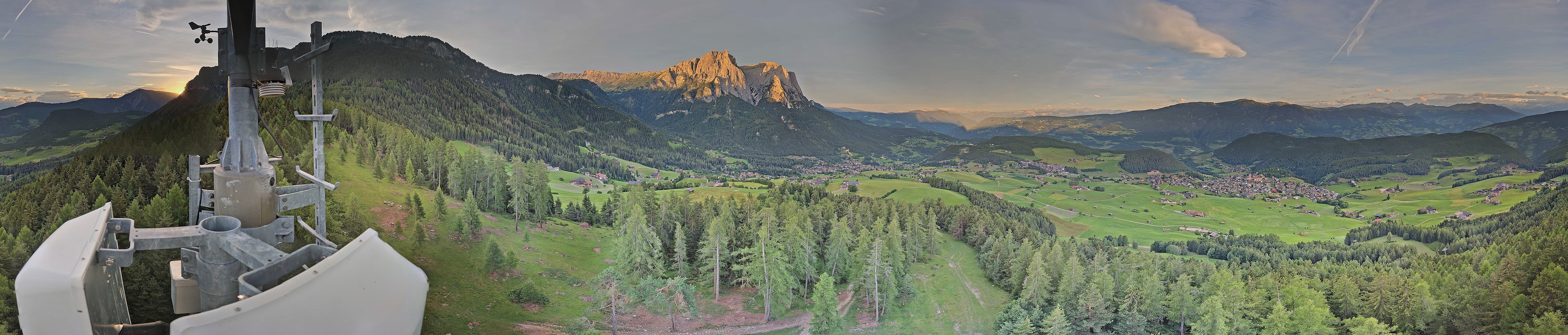 Archived image Webcam Panoramic view Kastelruth, South Tyrol
