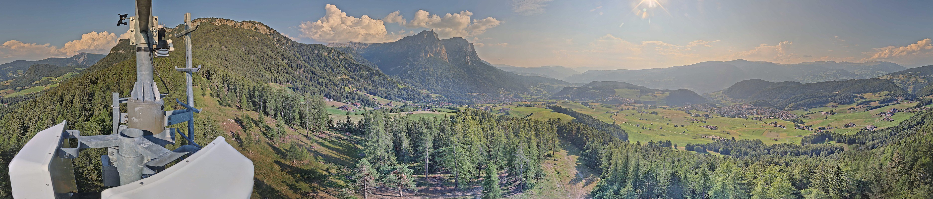 Archived image Webcam Panoramic view Kastelruth, South Tyrol