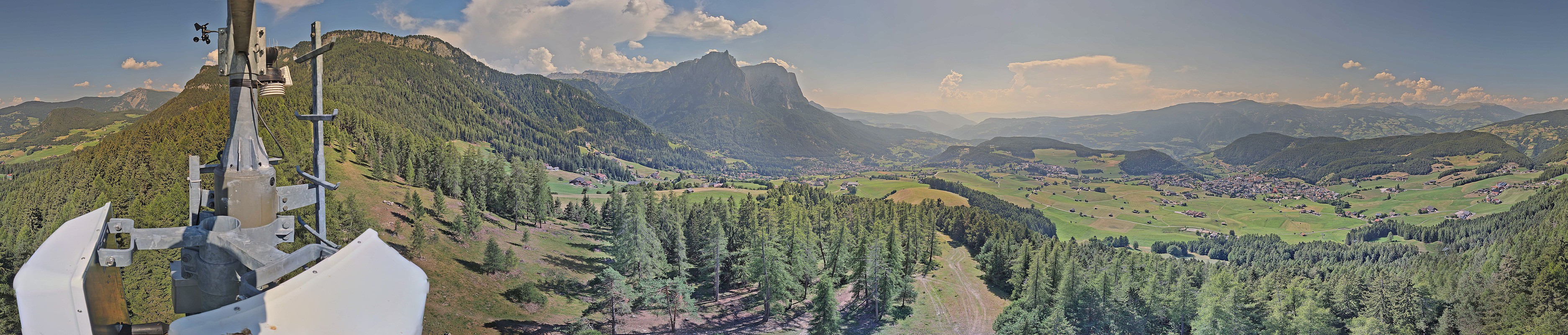 Archived image Webcam Panoramic view Kastelruth, South Tyrol