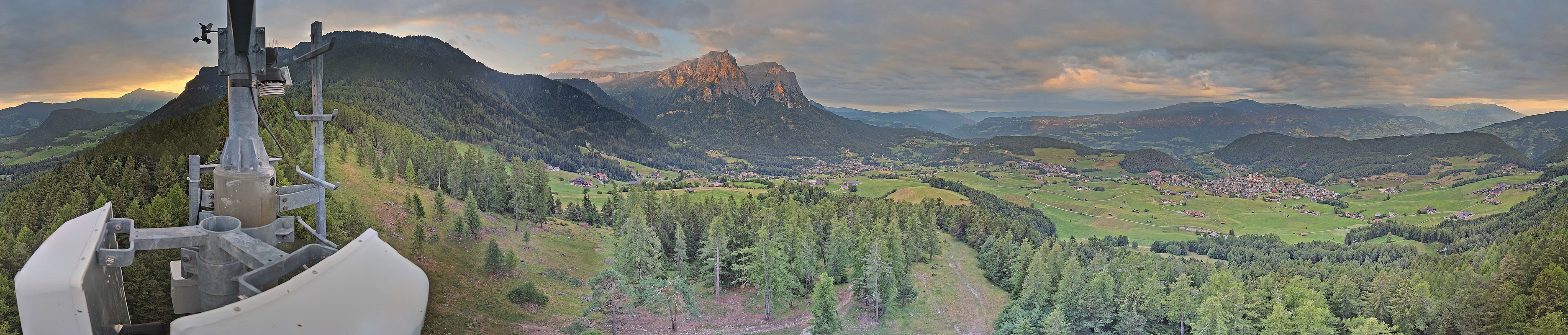 Archived image Webcam Panoramic view Kastelruth, South Tyrol