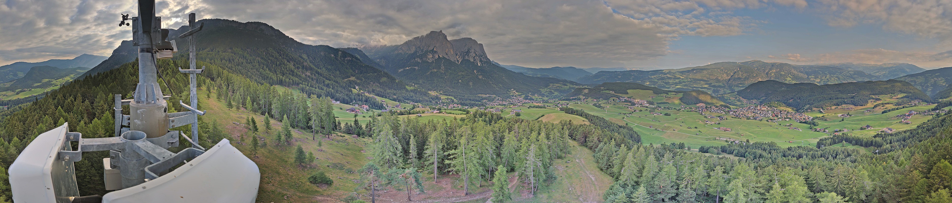 Archived image Webcam Panoramic view Kastelruth, South Tyrol