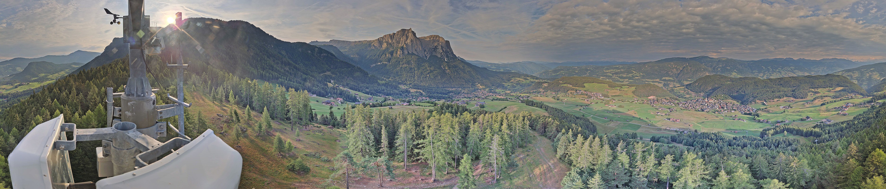 Archived image Webcam Panoramic view Kastelruth, South Tyrol