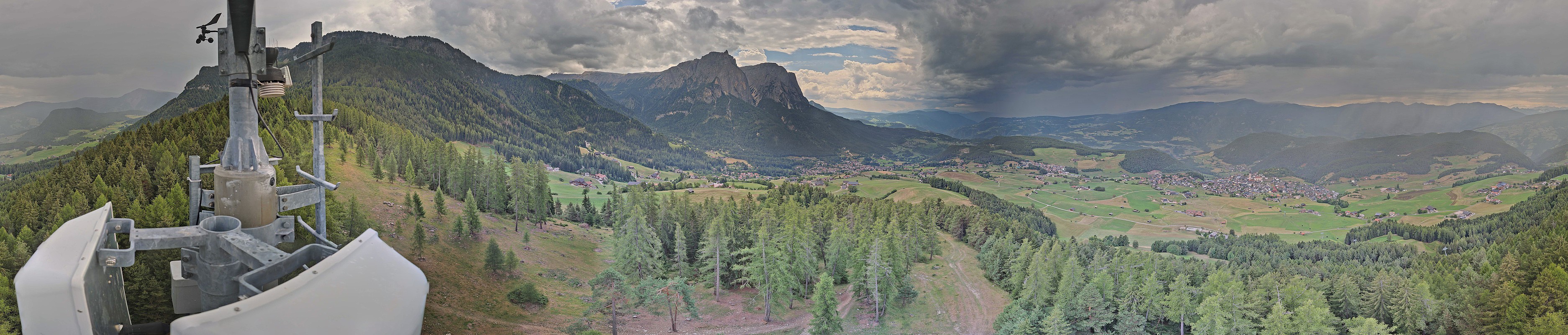 Archived image Webcam Panoramic view Kastelruth, South Tyrol
