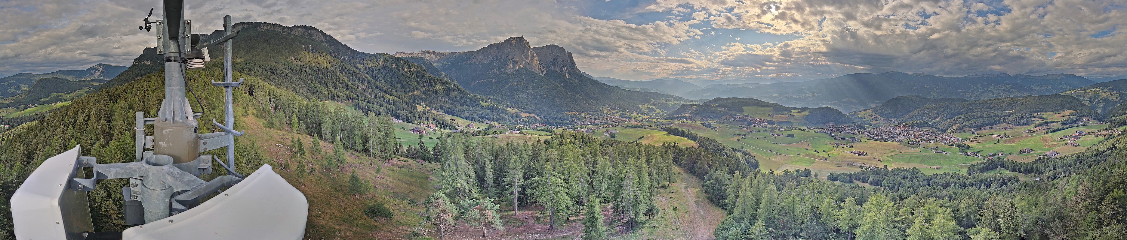 Archived image Webcam Panoramic view Kastelruth, South Tyrol