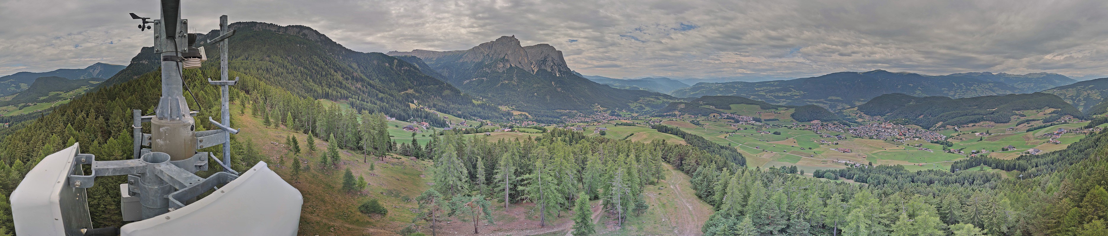 Archived image Webcam Panoramic view Kastelruth, South Tyrol