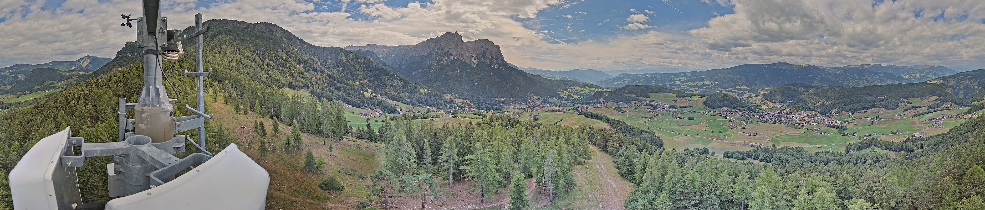 Archived image Webcam Panoramic view Kastelruth, South Tyrol