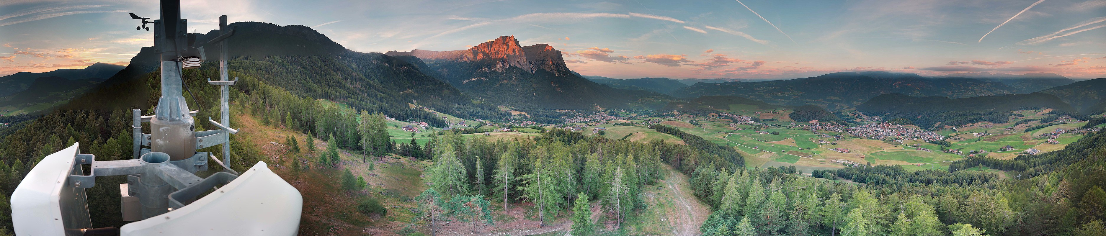 Archived image Webcam Panoramic view Kastelruth, South Tyrol