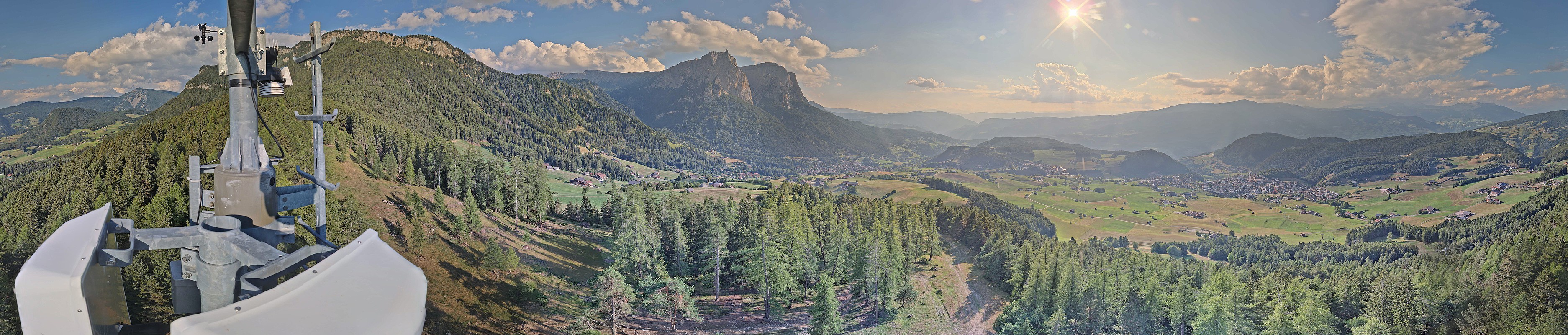 Archived image Webcam Panoramic view Kastelruth, South Tyrol