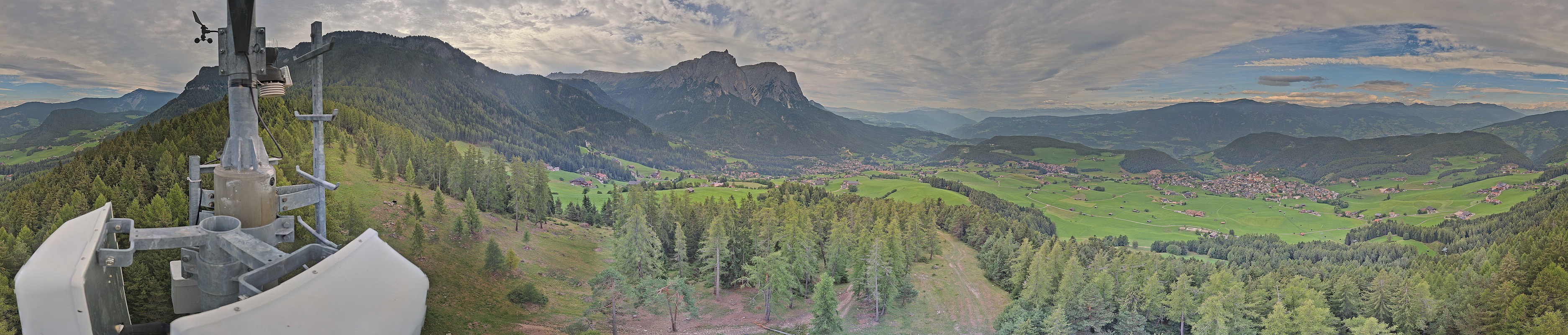 Archived image Webcam Panoramic view Kastelruth, South Tyrol