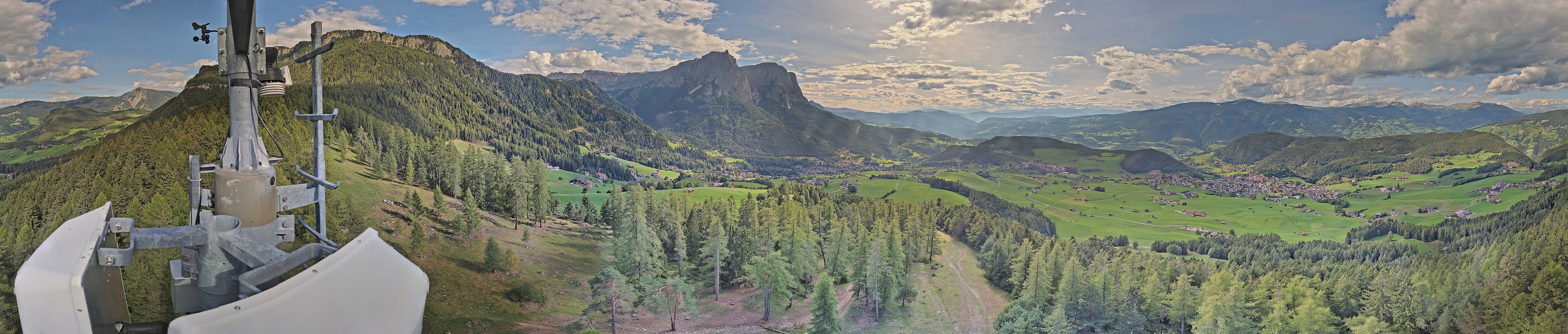 Archived image Webcam Panoramic view Kastelruth, South Tyrol