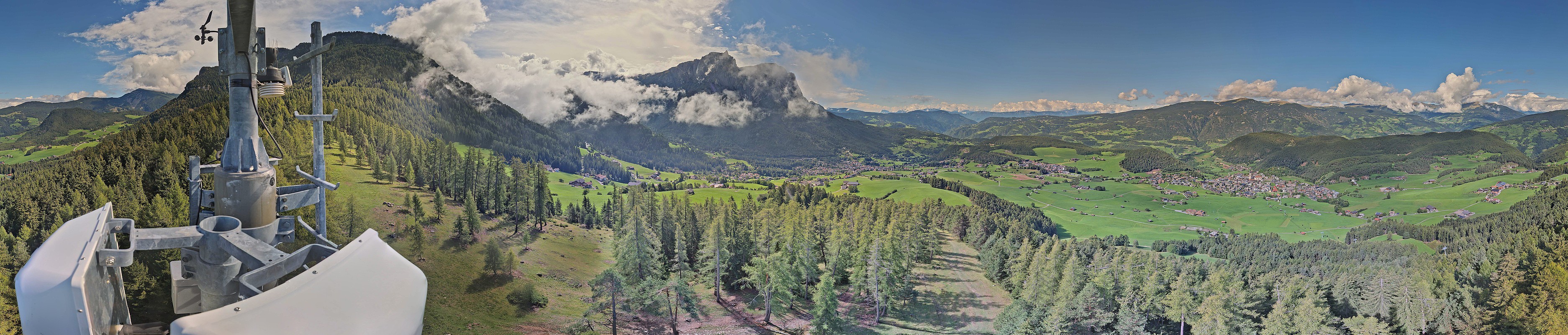 Archived image Webcam Panoramic view Kastelruth, South Tyrol