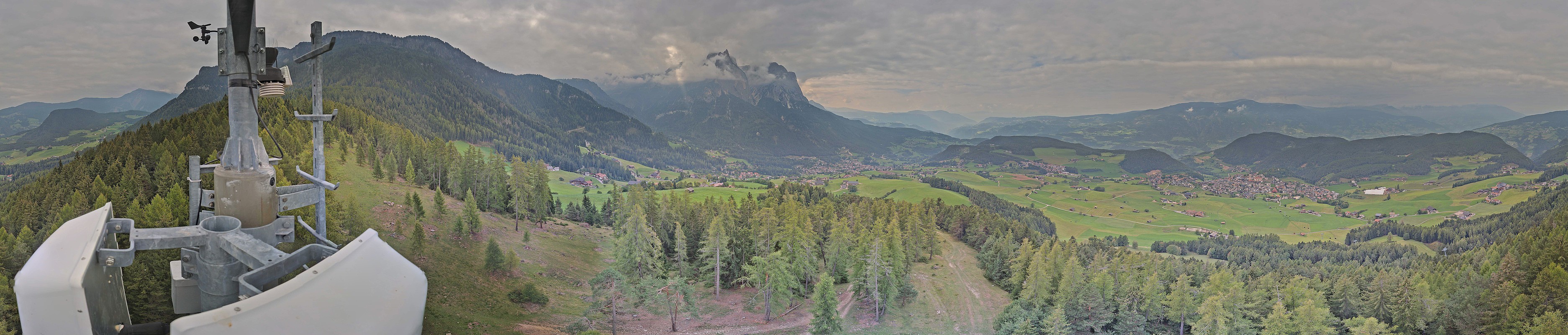 Archived image Webcam Panoramic view Kastelruth, South Tyrol