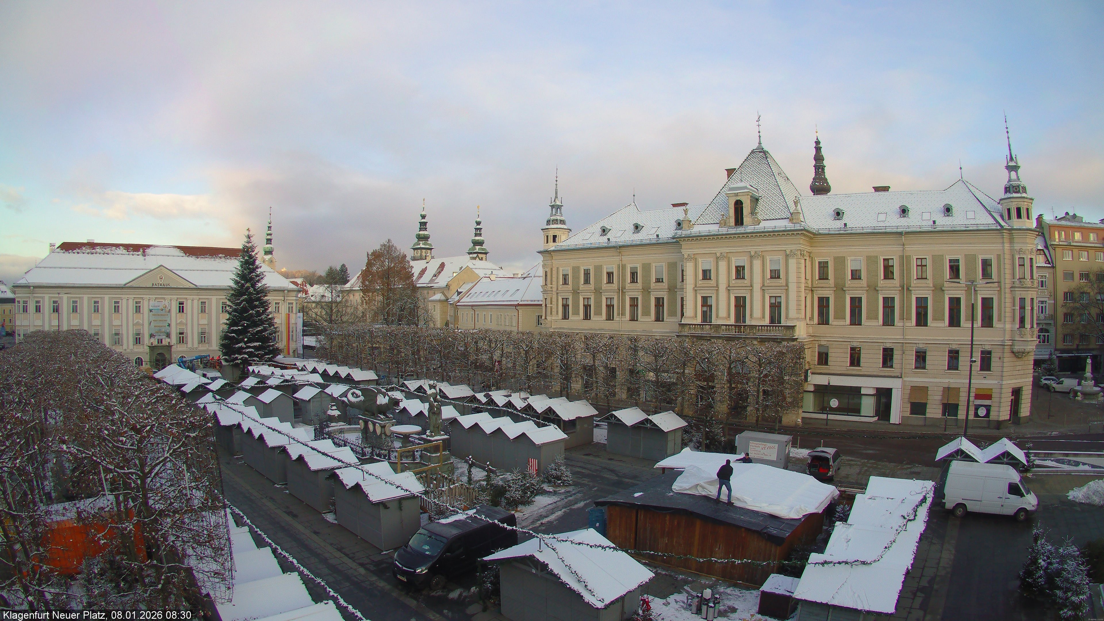 Archiv Foto Webcam Neuer Platz (Klagenfurt)