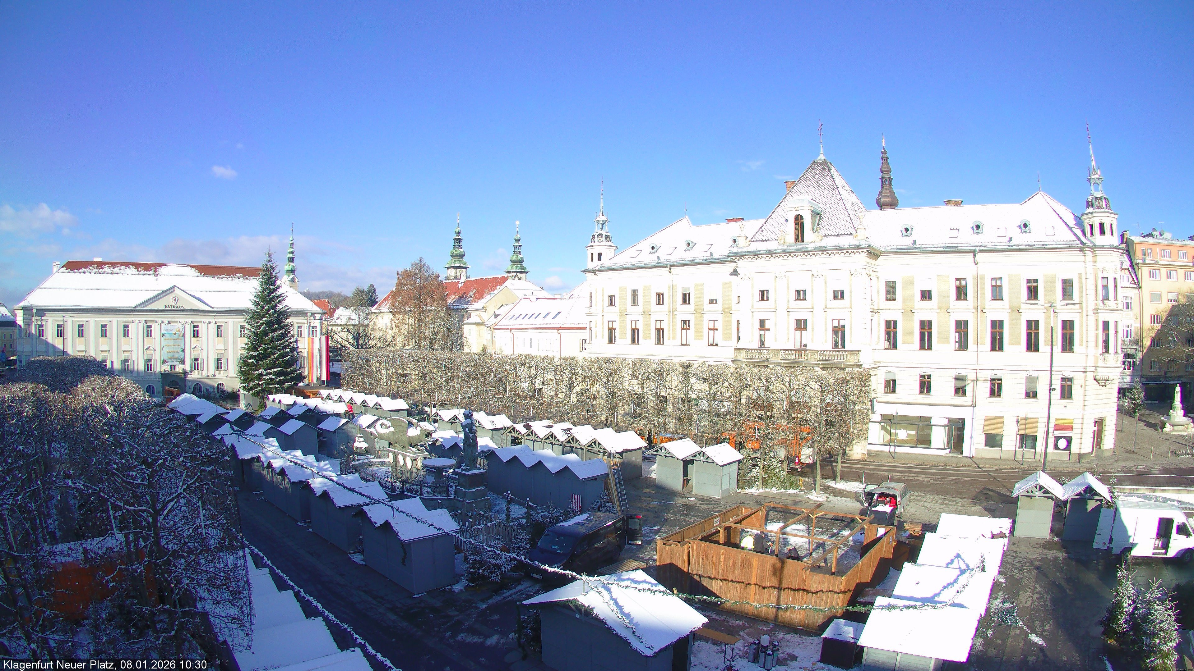 Archiv Foto Webcam Neuer Platz (Klagenfurt)