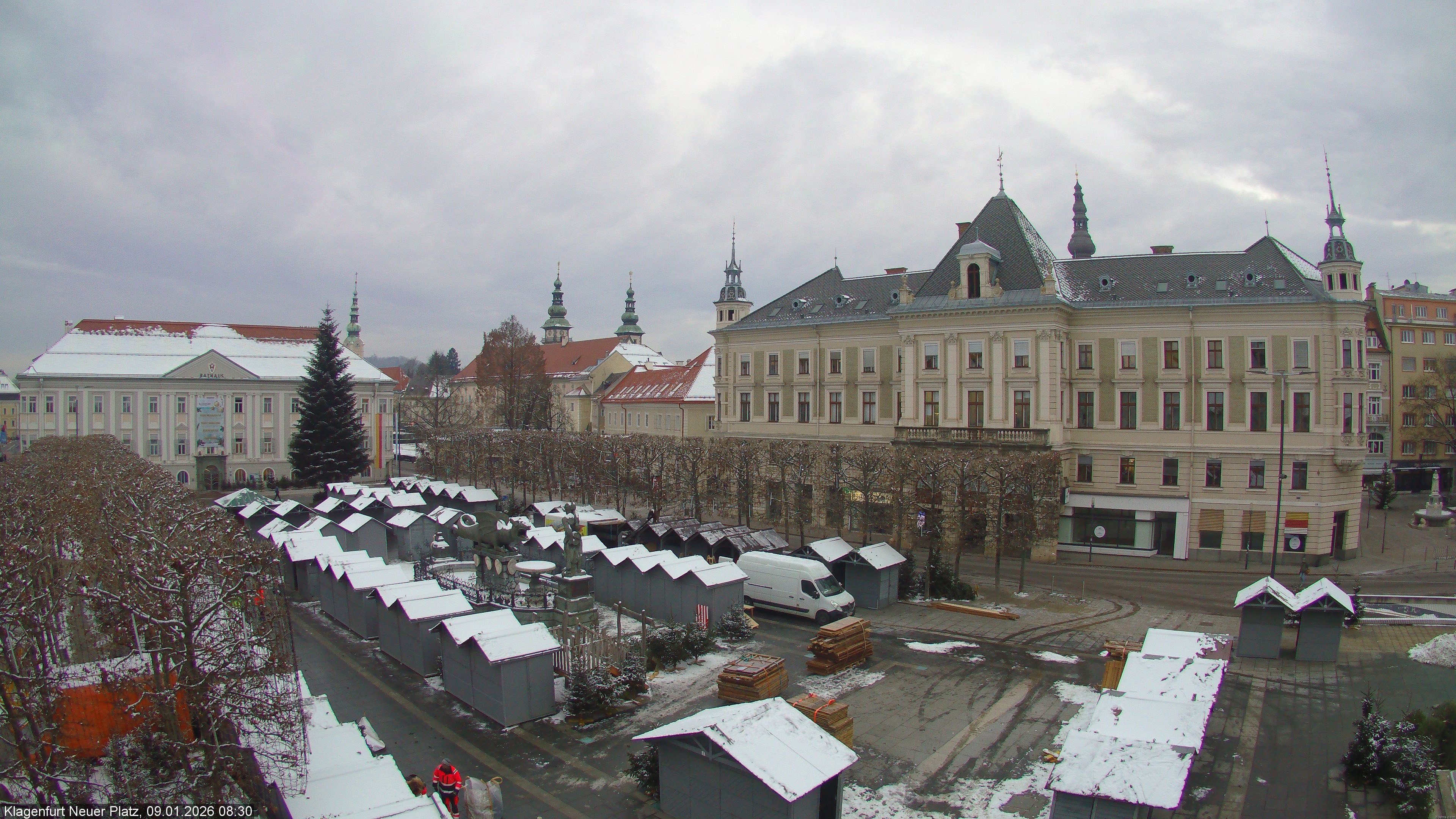 Archiv Foto Webcam Neuer Platz (Klagenfurt)