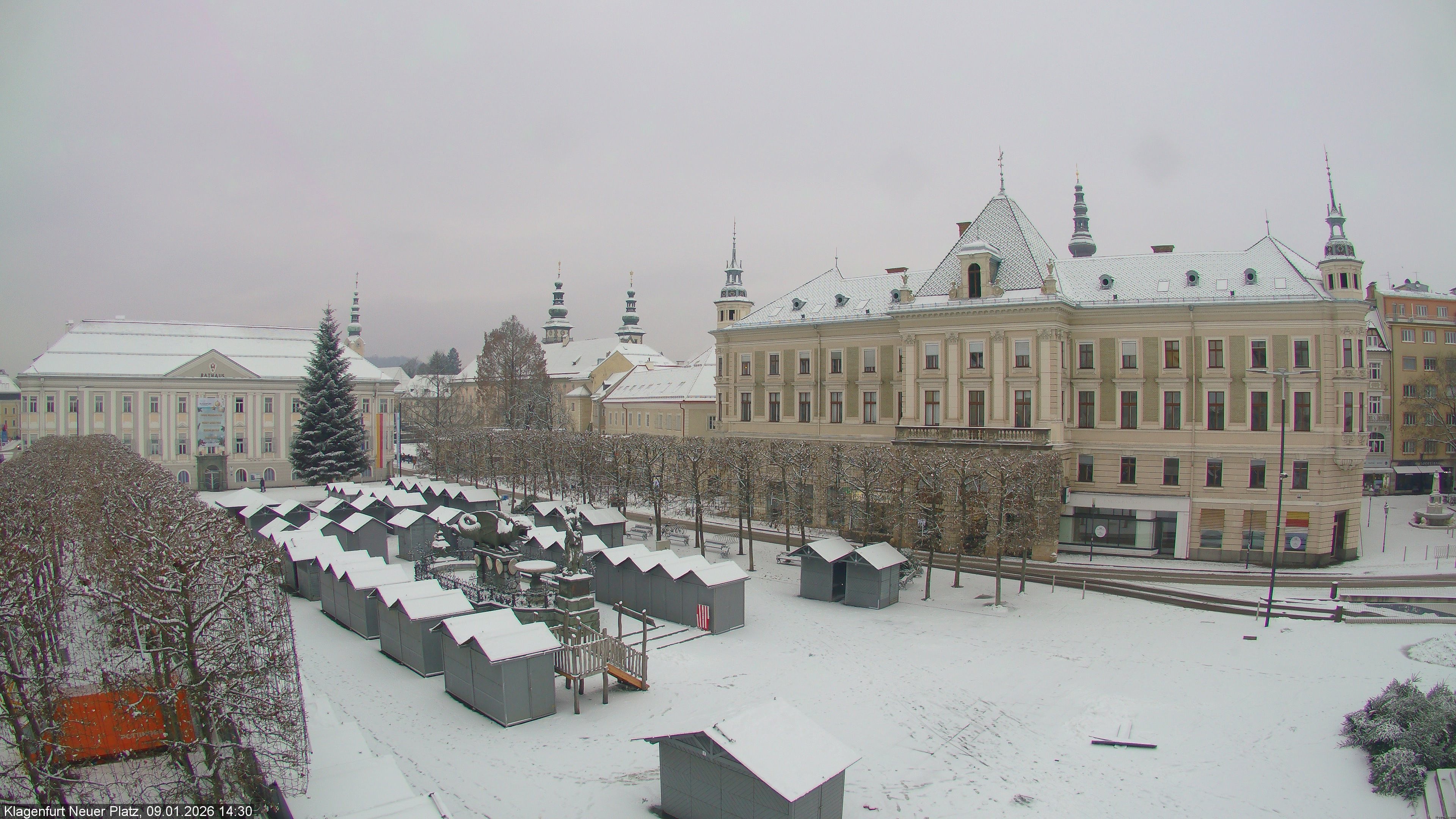Archiv Foto Webcam Neuer Platz (Klagenfurt)