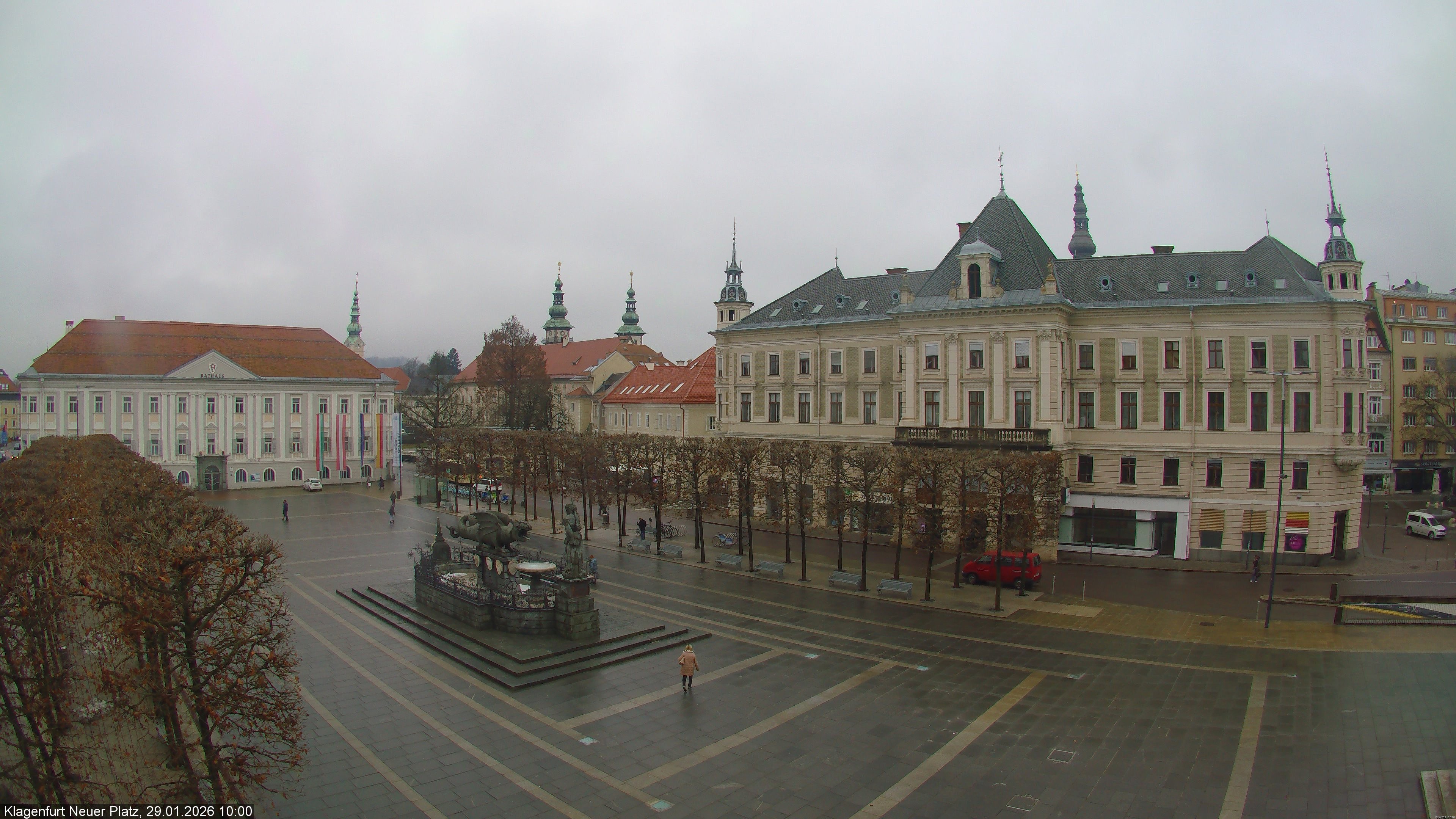 Archiv Foto Webcam Neuer Platz (Klagenfurt)