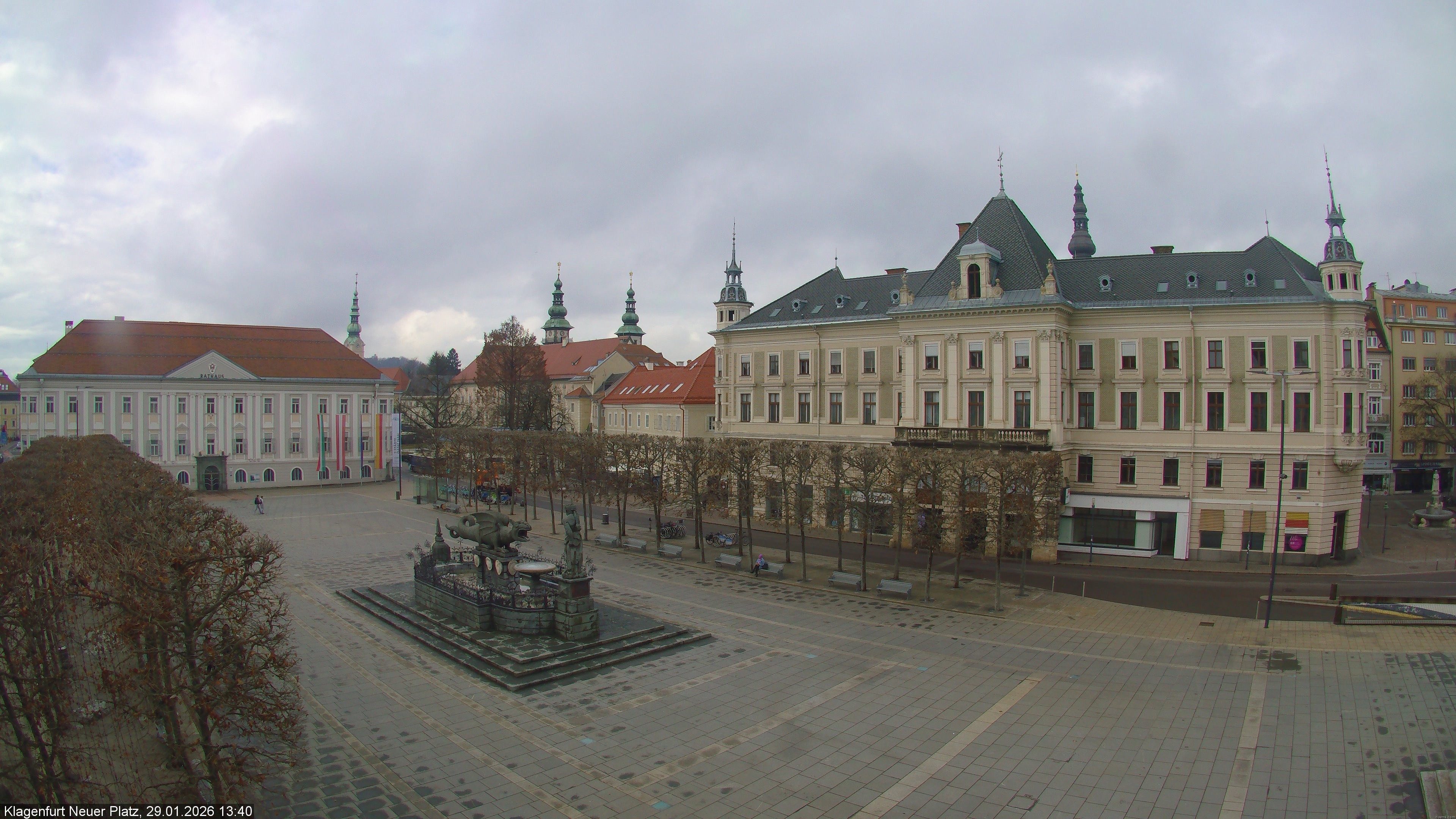 Archiv Foto Webcam Neuer Platz (Klagenfurt)