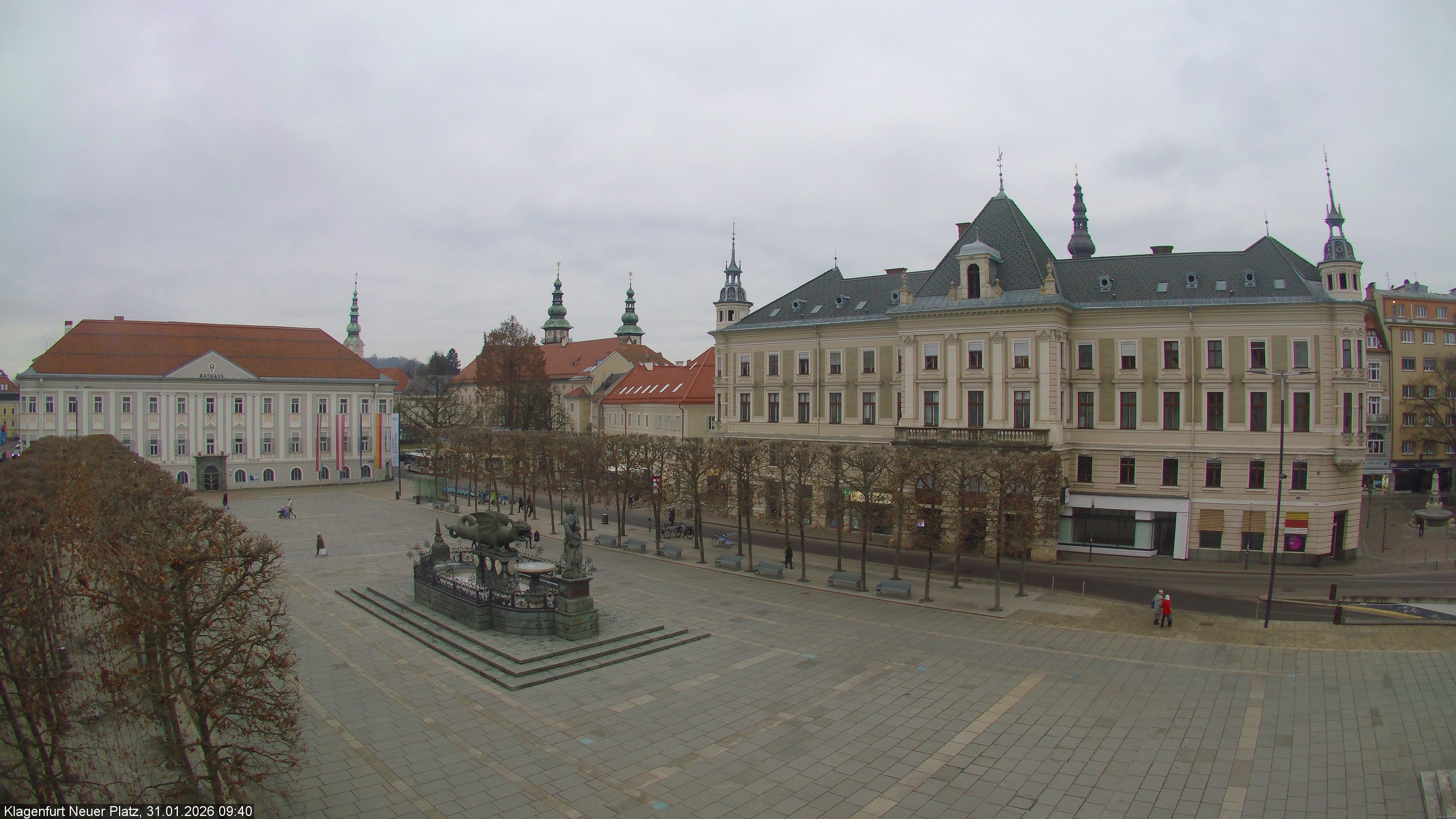 Archiv Foto Webcam Neuer Platz (Klagenfurt)