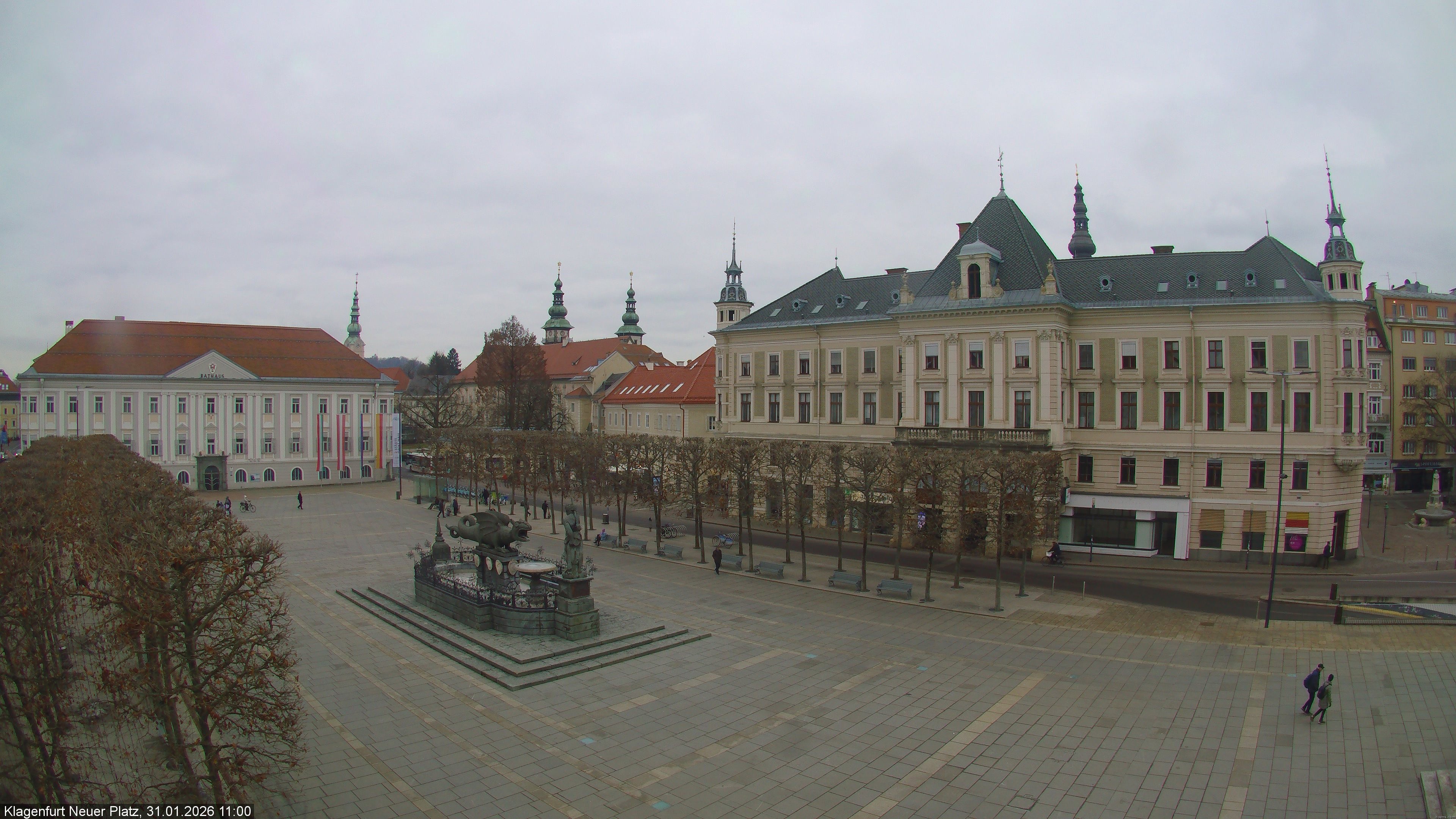 Archiv Foto Webcam Neuer Platz (Klagenfurt)
