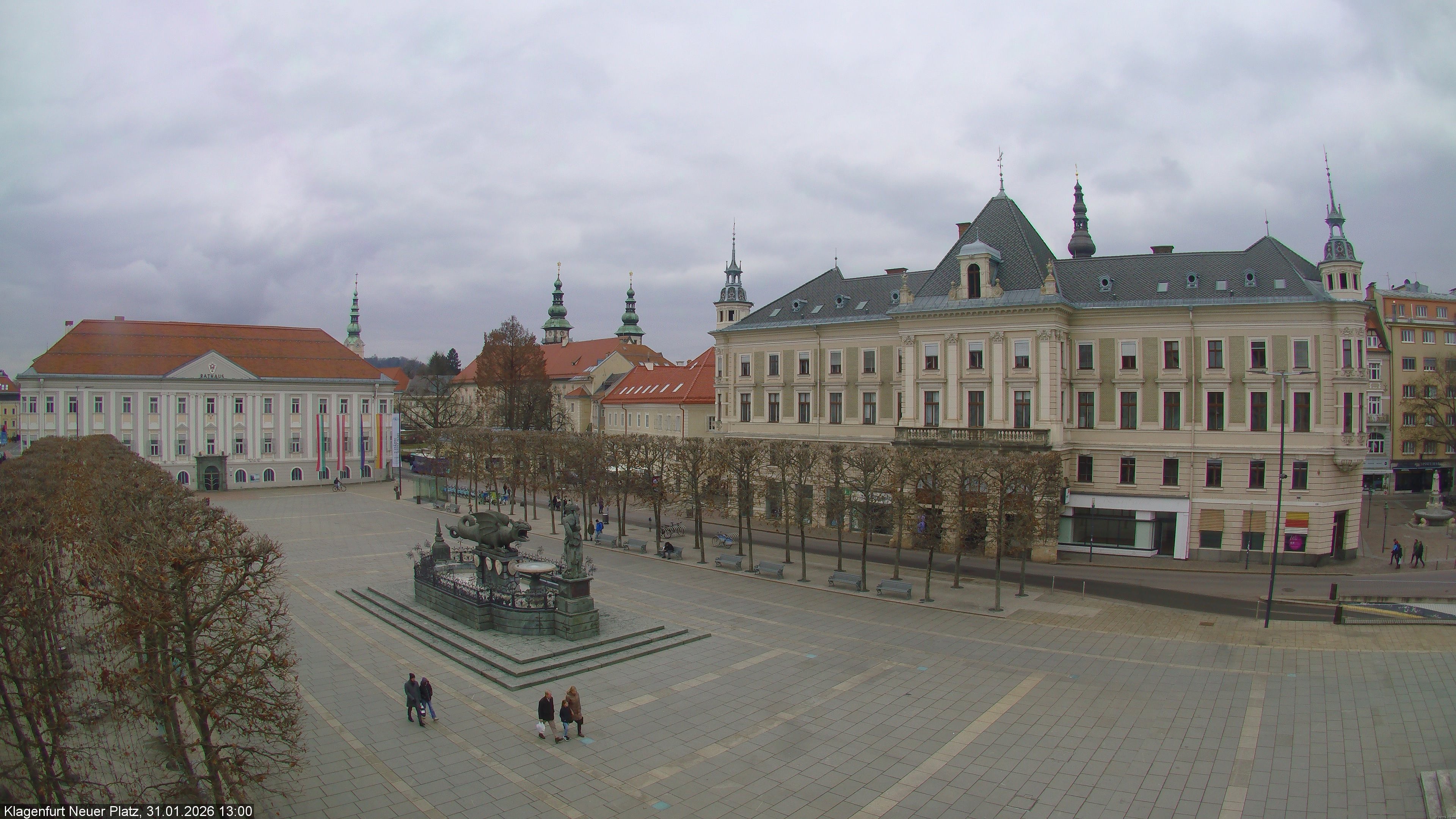 Archiv Foto Webcam Neuer Platz (Klagenfurt)