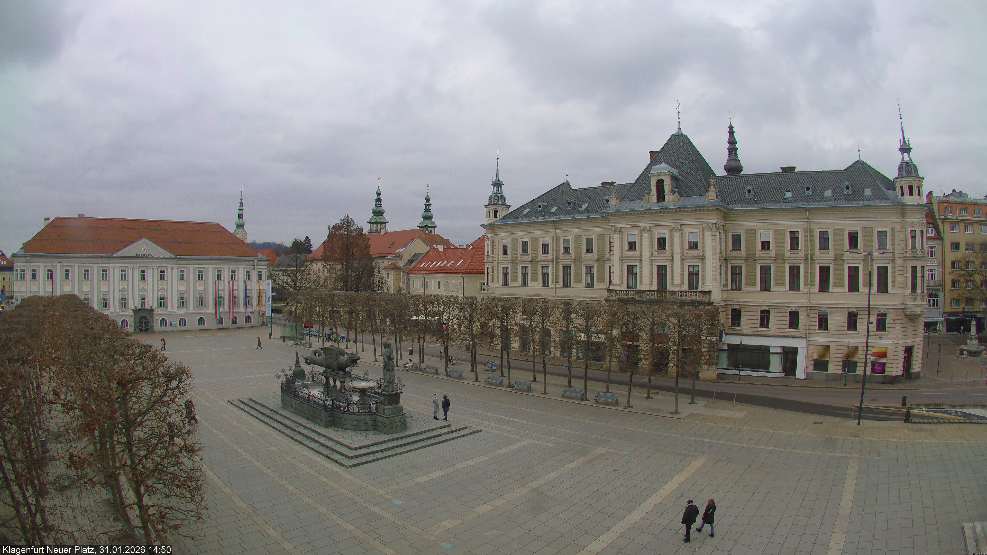 Archiv Foto Webcam Neuer Platz (Klagenfurt)